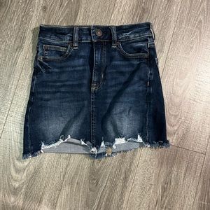 american eagle jean skirt